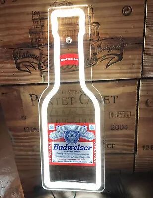 Budweiser Bud Light Beer Bar Miller  Silicone Night Light Sign 13 X5  G1 • $69.99