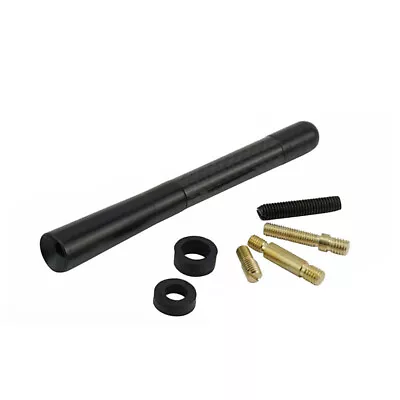 4.7inches+ Screw Car Antenna Carbon Fiber Radio FM Antena Black Kit UniversalRoM • $5.99