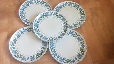 5x Vintage Midwinter Stonehenge Caprice 18.5cm Dessert/side Plates • £12.99