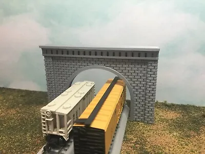 2 TUNNEL PORTALS CUT STONE / BRICK Single Or Double Track - N Scale 1:160 PORTAL • $19.83