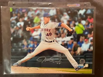 Jacob DeGrom Signed Autographed 8x10 Photo METS /coa • $44.99