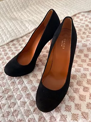 Black Gucci Suede Pumps 39 (size 8.5-9) • $65