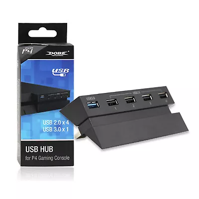 $16.37 • Buy PS4 Console USB Hub With 3.0 High Speed & 2.0 USB Adapter For Playstation 4