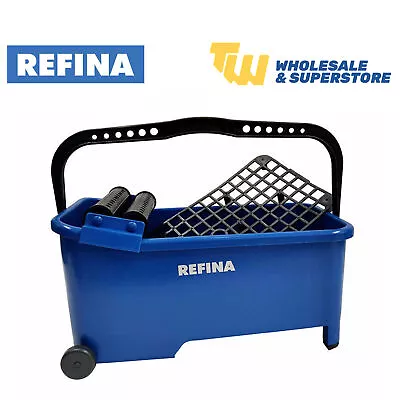 Refina Washboy Wash Bucket Tilers Double Roller Sponge Float Cleaning 16 Litres • £33.99