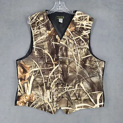 The Formal Sportsman Mens Vest Size L Multicolor Camouflage Shadow Grass • $19.99