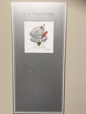 £0.99 • Buy Me To You Tatty Teddy Mummy And Daddy Christmas Card Just 99p