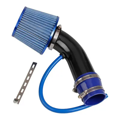 Car Cold Air Intake Filter Induction Kit 3  Pipe Aluminum Power Flow Hose System • $25.99