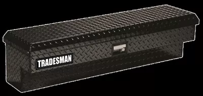 Tradesman Aluminum Side Bin Truck Tool Box (60in.) - Black • $400.11