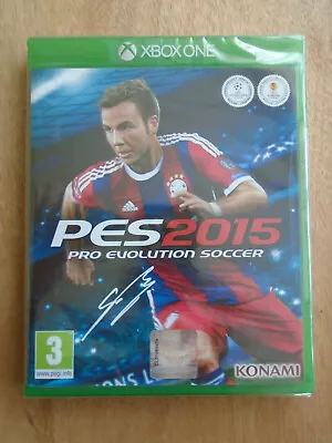 PES 2015 Pro Evolution Soccer (Microsoft Xbox One 2015) NEW & SEALED • £5