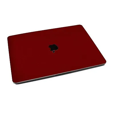 Red Carbon Fibre Vinyl Skin Sticker For Apple MacBook Air 13 2018 Laptop Wrap • $23.55