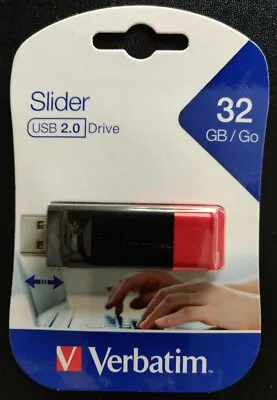 Verbatim Store N Go Slider 32GB USB Flash Drive • $18