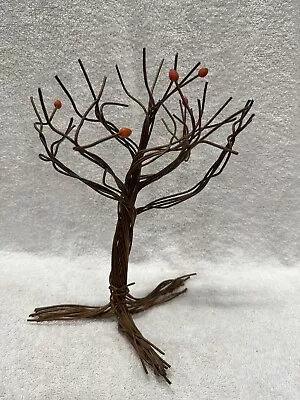 VINTAGE Old Thick COPPER WIRE TREE ART SCULPTURE • $69