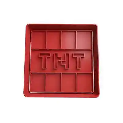 TNT Minecraft Cookie Cutter Biscuit Fondant Ceramic Cutter Embosser • $12