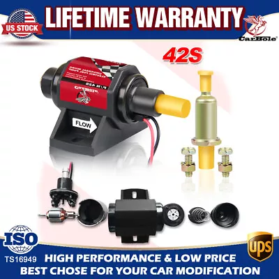 42S Low Pressure 2-3.5PSI Universal Micro Electric Fuel Pump Polymer Gasoline US • $24.99