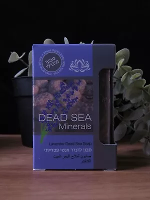 DEAD SEA Mineral Sea Salt Antifungal Lavender Soap For Healthy & Clear Skin 120g • $8.50