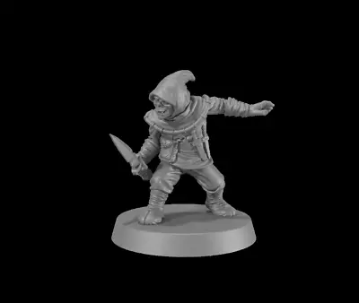 28/32mm Half Orc Assassin - (Monstrous Encounters) • £1.25