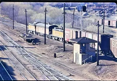 SOO LINE Milwaukee Railroad Aerial View Station C1975 35mm • $12.97