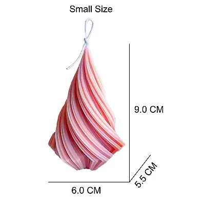 Candle Silicone Mold Geometry Cone Wax Abstract Art Soap Resin Mould Size S • $10.99