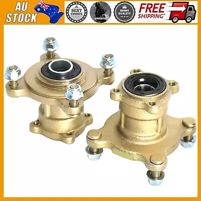 2PCS Front Wheel Hub Bearing Flange For Go Kart ATV Quad Buggy Trike 110cc 125cc • $49.49