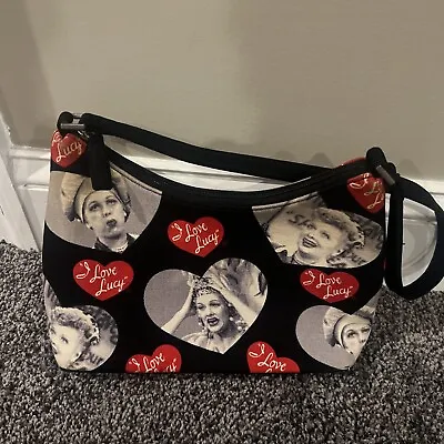 I Love Lucy Purse Handbag Single Strap Zipper-Clean • $15