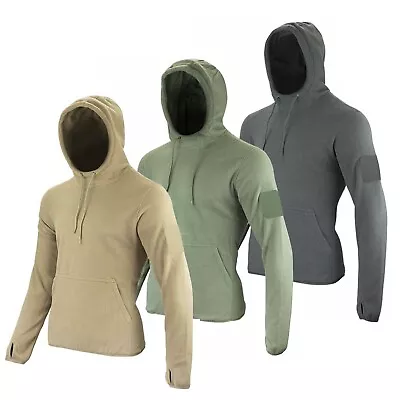 Men Casual Coat Tactical Recon Jacket Full Zip Army Hoodie Combat Hoody Coat • £16.99