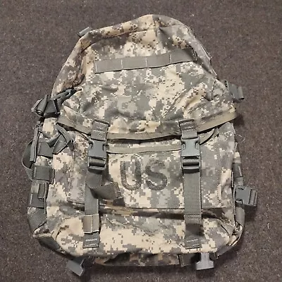 ASSAULT PACK MOLLE II US ARMY ACU Made In USA With Stiffiner • $32.75