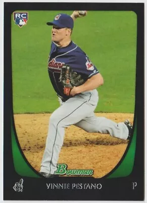 2011 Bowman Draft Baseball #73 Vinnie Pestano RC - Cleveland Indians • $1.10