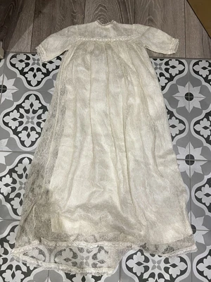 £10 • Buy Babies  Ivory Vintage Christening Gown