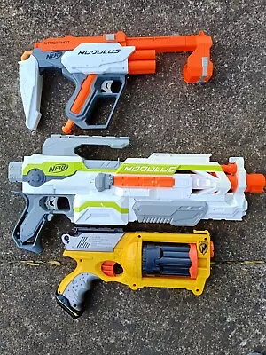 Bulk Nerf Modulus & Maverick REV-6 Toy Gun Bundle • $40