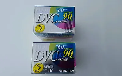 Fiji Dv C60 Cassettes 2x 5 Packs New And Sealed Mini Dv • £19.99