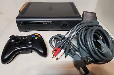 $86.99 • Buy Microsoft Xbox 360 Elite Console Black W/ Controller, Cables & HDD