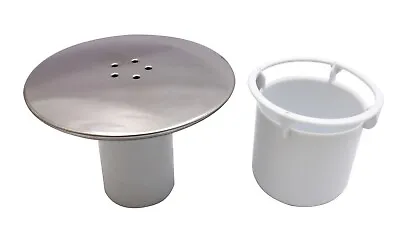 £8.90 • Buy Shower Waste Drain Cap Tube/Cup Cover Cubicle 90mm / 115mm Drain Replacement