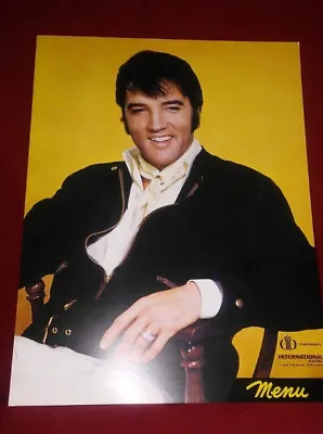 Elvis Presley DVD Housed In A Replica Las Vegas International Hotel Menu • $15