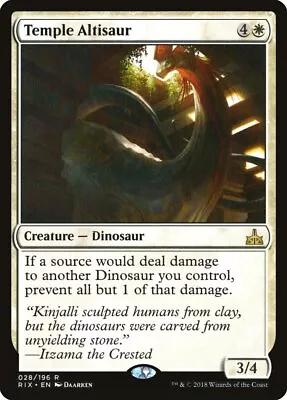 Temple Altisaur [Rivals Of Ixalan] - Magic: The Gathering - NM • $2.70