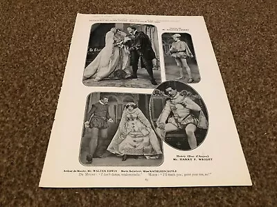 Framed Henry Of Navarre Play Illustration 11x8 Malcolm Cherry. Barry F Wright • $28.61