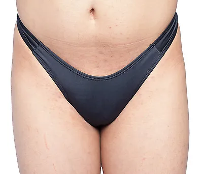 Tucking And Hiding Thong Gaff Panties For Crossdressing Transgender Drag BLACK • $27.99