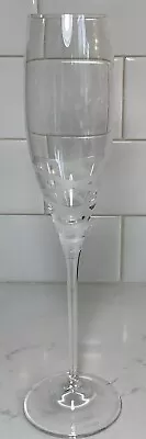 Vera Wang Wedgwood Crystal BLANC SUR BLANC Champagne Flute 10-1/4  • $24.99