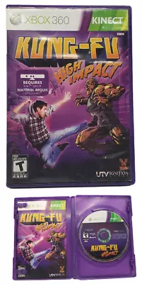 Kung-Fu: High Impact - Xbox 360 Kinect - Complete With Manual - CIB • $9.75