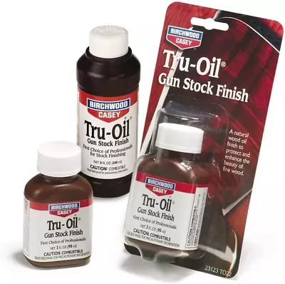 Fast-Drying Long-Lasting Water-Resistant Oil-Based Tru-Oil Stock Bottle 3 Ounce • $13.99