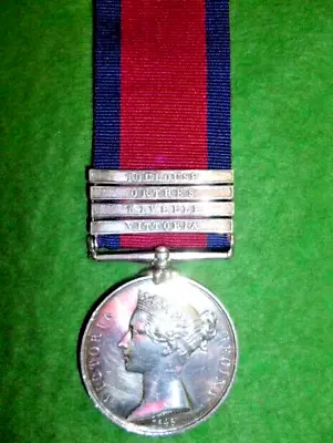 Military General Service Medal 1793-1814 (4) To 18th Hussars Kilkenny Ireland • $3584.88