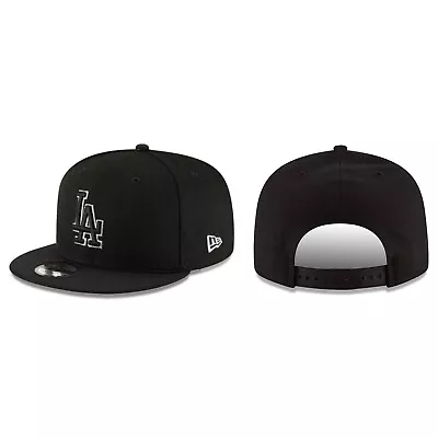 Los Angeles Dodgers 9FIFTY Adjustable Cap - LA MLB New Era 950 Hat - Black • $34.99