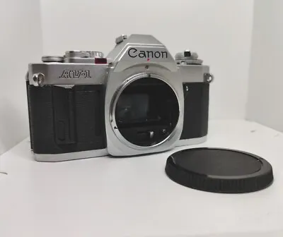 Canon AV-1 SLR Film Camera Body + Cap. Tested & In Excellent Order  • £59.95