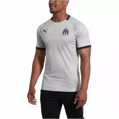 [754654-02] Mens Puma Olympique De Marseille Graphic Jersey With Sponsor Logo • $41.99