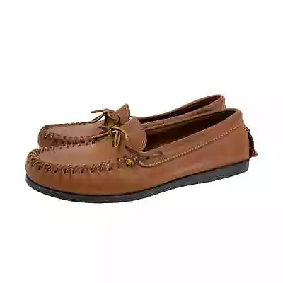 Mark McNairy For Bass Men's Size 13 D Cromwell Brown Leather Loafers Boat Shoes • $49.95