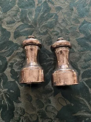 Vtg Silver Plated Salt And Pepper Shakers • $14.89