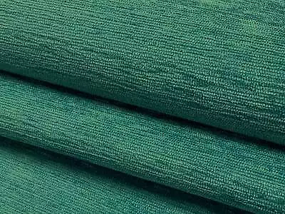 Water & Stain Resistant Teal MCM Mid Century Modern Chenille Upholstery Fabric • $42