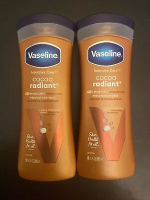 2* Vaseline Intense Care Cocoa Radiant Non-Greasy Body Lotion 10oz • $12.99