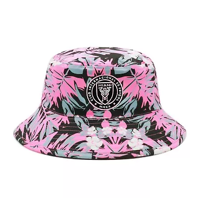 Mitchell & Ness Inter Miami CF MLS Palm Tree Reversible Bucket Hat Size L • $42.90