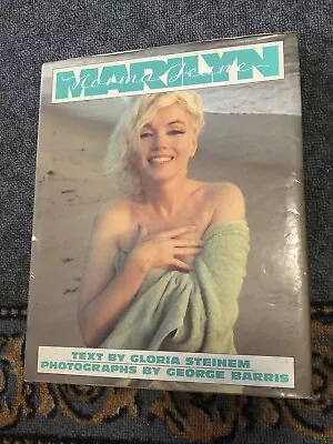 Marilyn Author Gloria Steinem Photos By George Barris 1987 HC Marilyn Monroe • $20