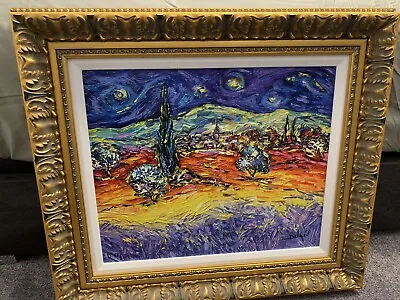 $2500 • Buy Painting From Duaiv “Multicolor Van Gogh 2014 Embellished” Original.